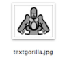 text gorilla